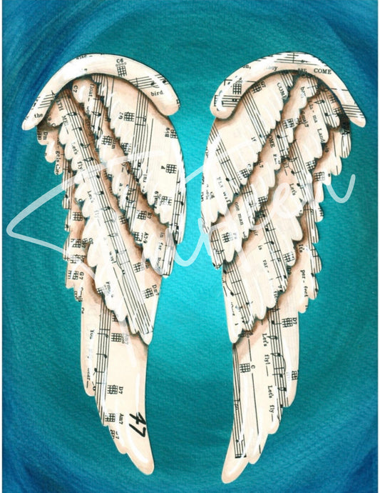 "Earth Angel" Decoupage Paper