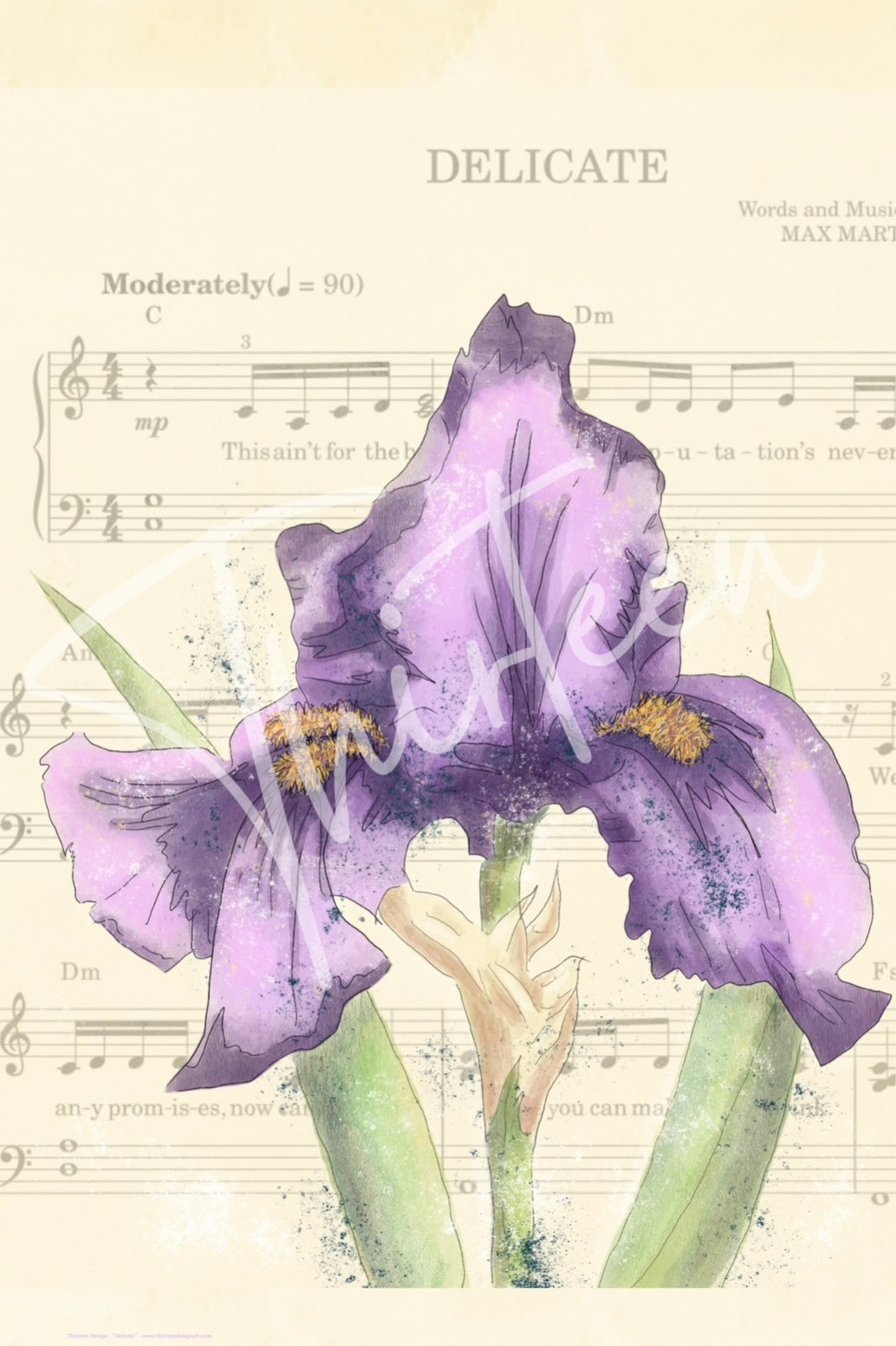 "Delicate" Decoupage Paper