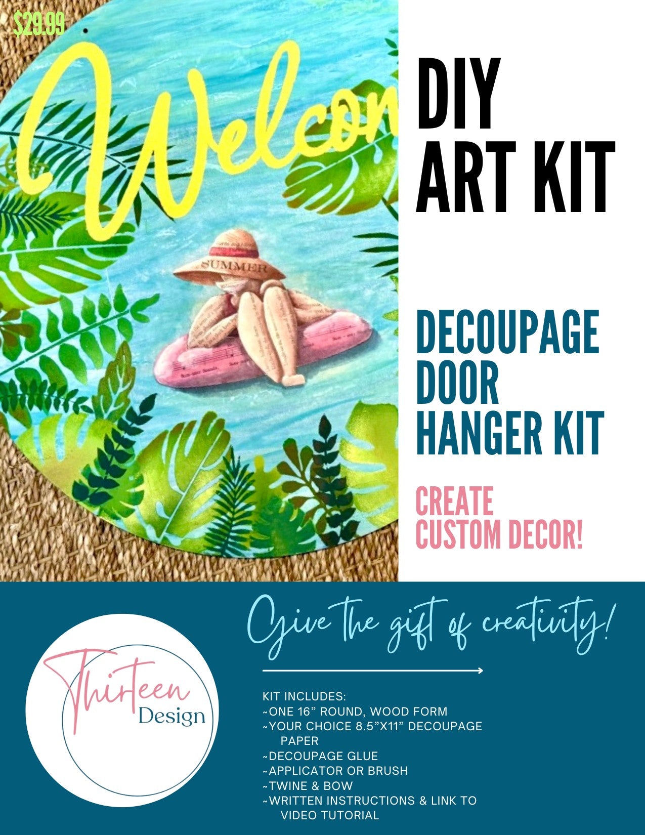Door Hanger Art Kit