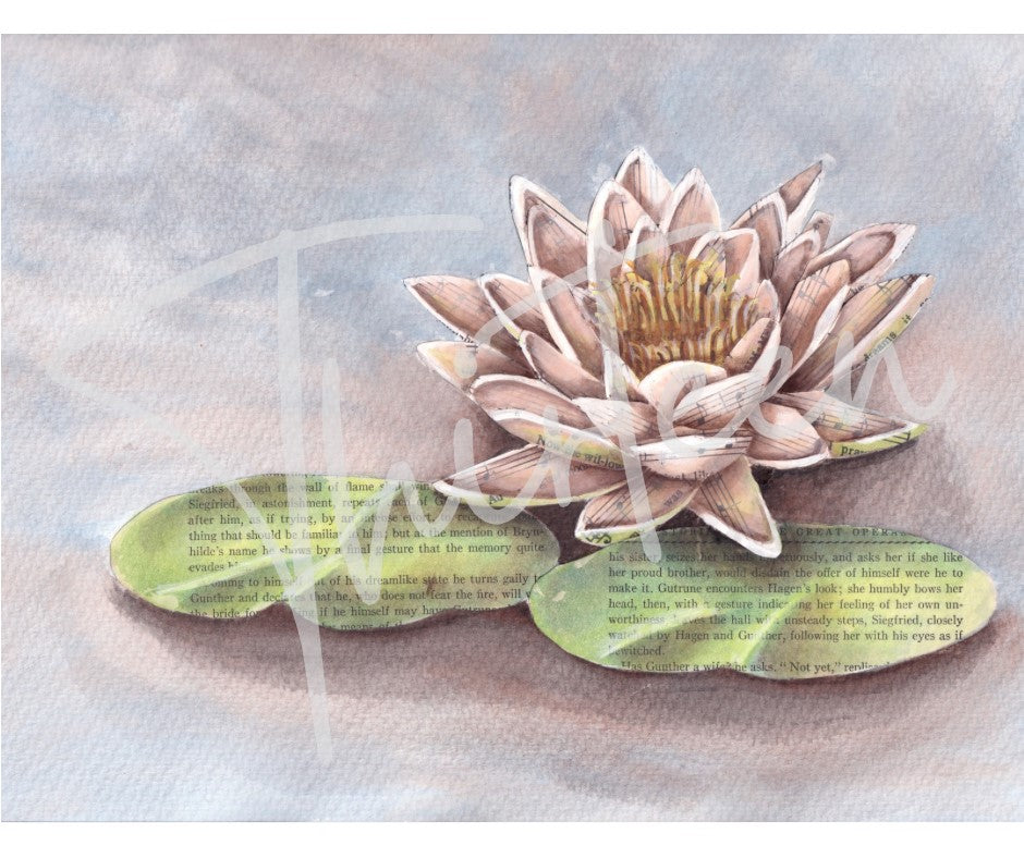 "Lily" Decoupage Paper from the "Botanical Collection"