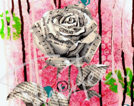 "Rose Tattoo" Decoupage Paper from the "Signature Series"