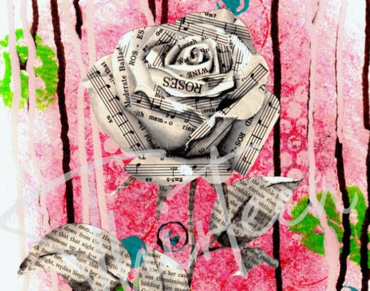 "Rose Tattoo" Decoupage Paper from the "Signature Series"