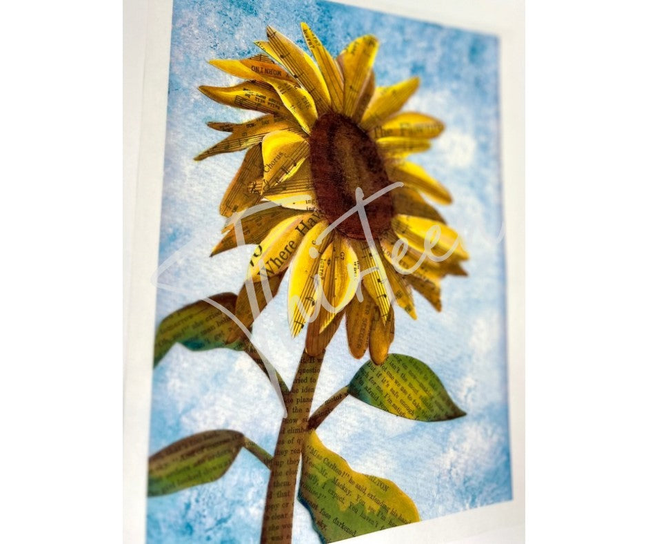 "Sunflower" Decoupage Paper