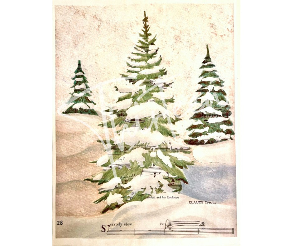 "Winter Wonderland" Decoupage Paper