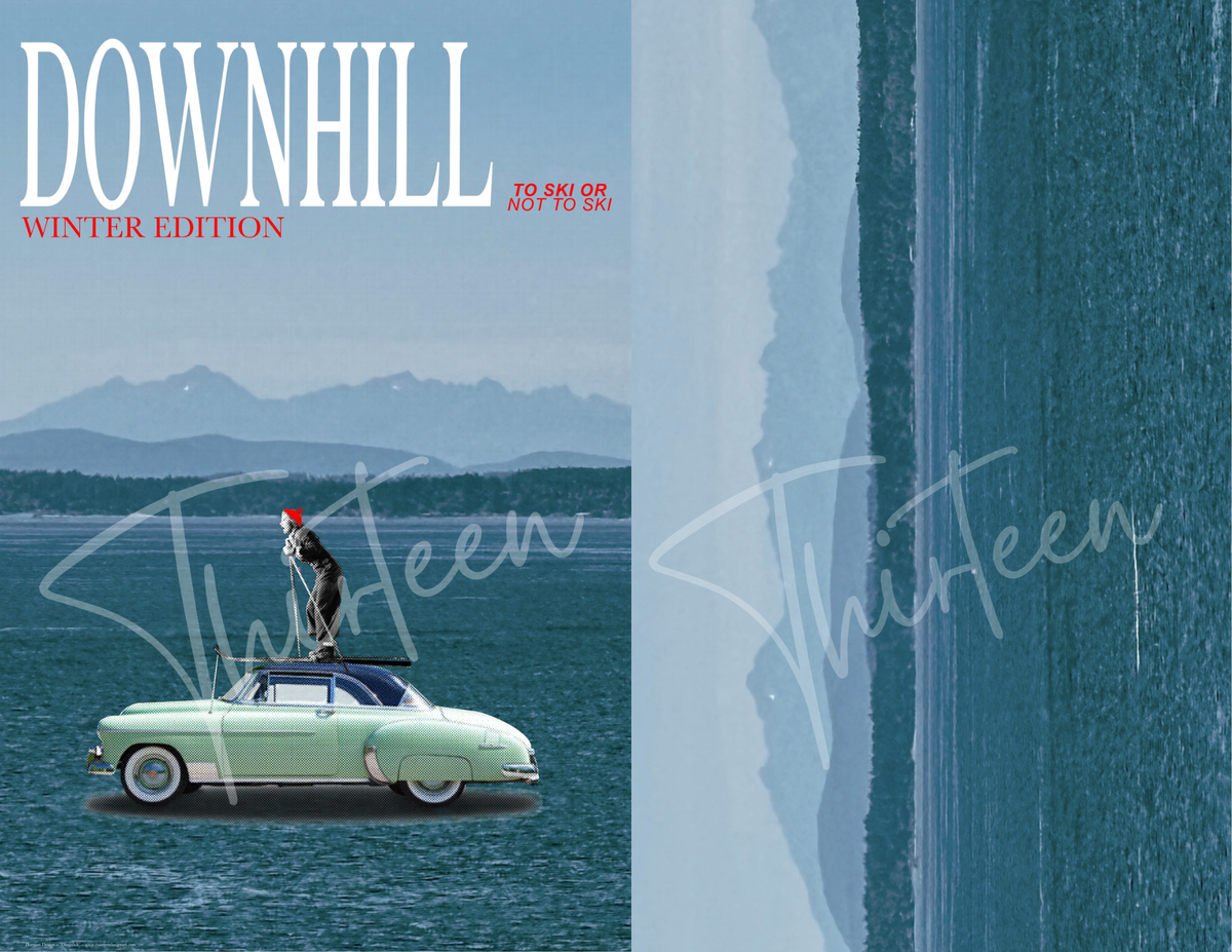 "Downhill and Scene SET" Companions Decoupage Design