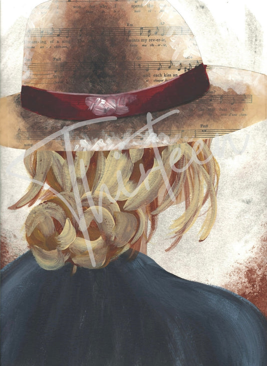 "Southern Girl" Decoupage Paper