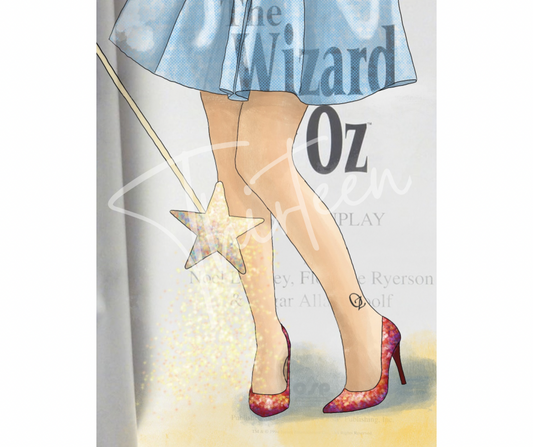 "Somewhere Over the Rainbow" Decoupage Paper